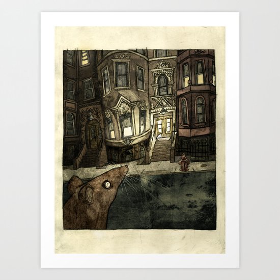 Rat Art Print