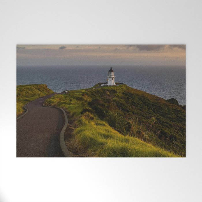 New Zealand Photography - Cape Reinga Lighthouse Under The Sunset Welcome Mat