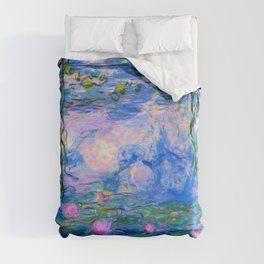 Water Lilies Claude Monet Restored Duvet Cover