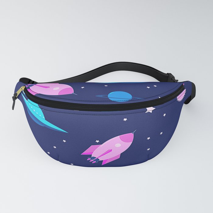 Mysterious Space And Space Objects Pattern Fanny Pack