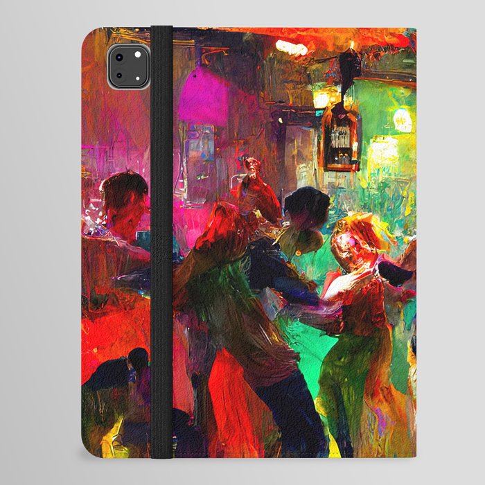 Dancing in a bar iPad Folio Case