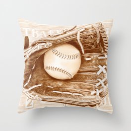 Softball Throw Pillow