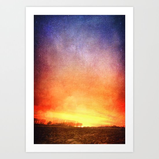 The Last Breaking Light Art Print