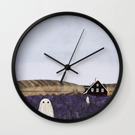 Lavender Fields Wall Clock
