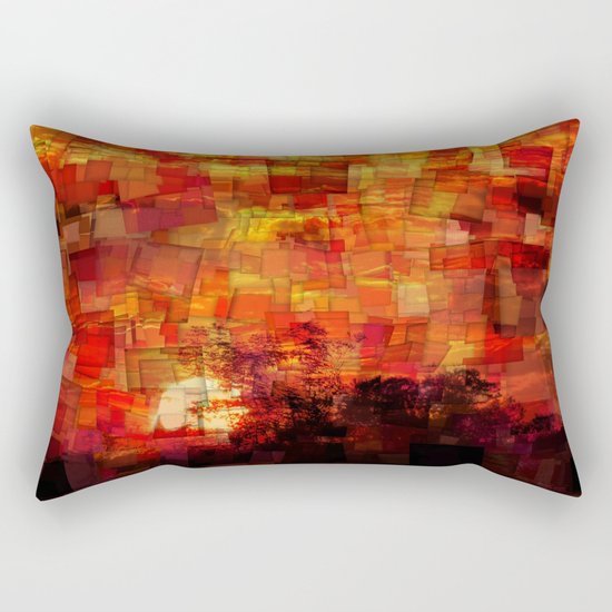 Sunrise in Africa Rectangular Pillow