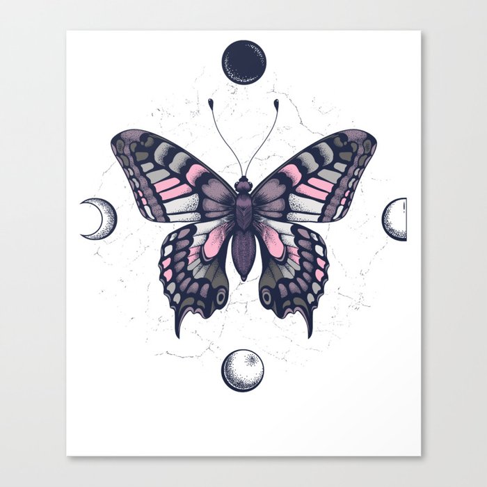 Demigirl Butterfly Canvas Print