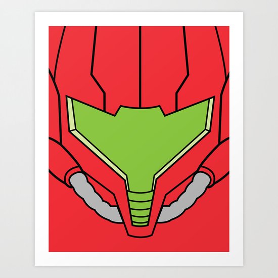 Minimalist Samus Art Print