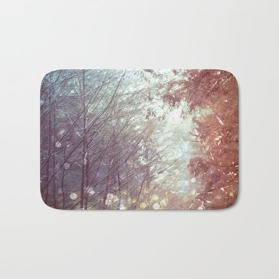 Magical Firefly Forest Bath Mat