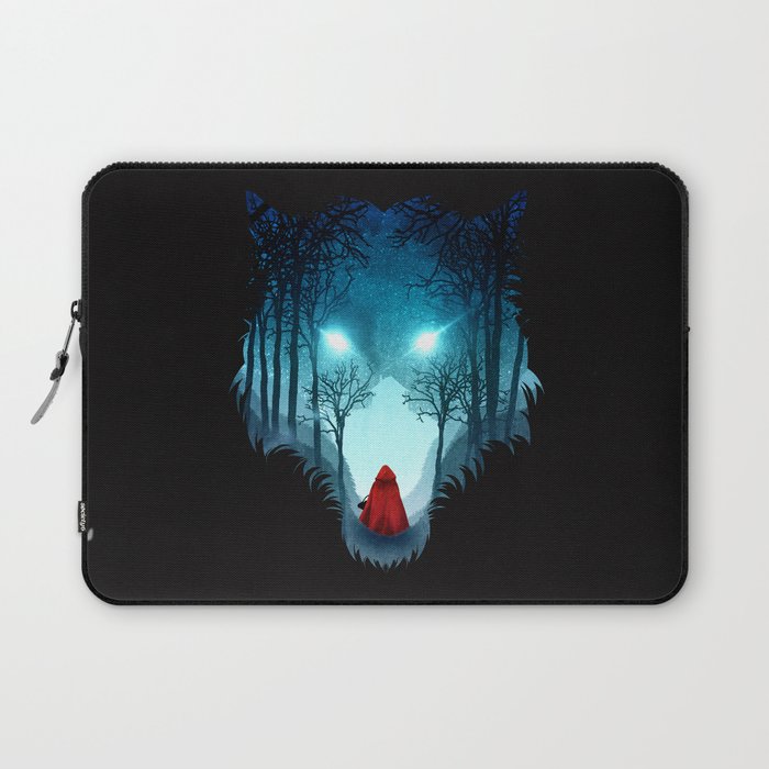 Big Bad Wolf (dark version) Laptop Sleeve