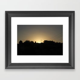 Tijuana Sunset Framed Art Print