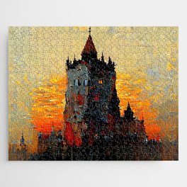 Gothic Sunset Jigsaw Puzzle