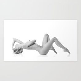 Very beautiful nude or naked woman. #C4331 Art Print