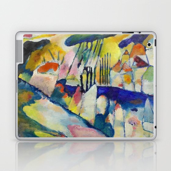Wassily Kandinsky Landscape with Rain Laptop & iPad Skin