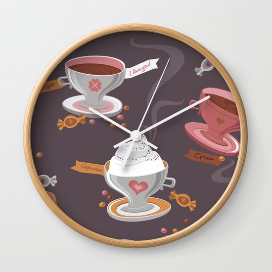 Fresh Coffee Wall Clock