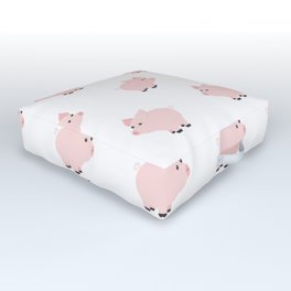 Cute Pig Pattern Outdoor Floor Cushion