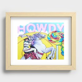 Howdy Recessed Framed Print