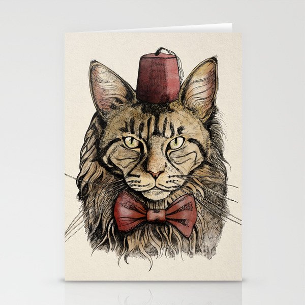 Doctor Who Cat Stationery Cards