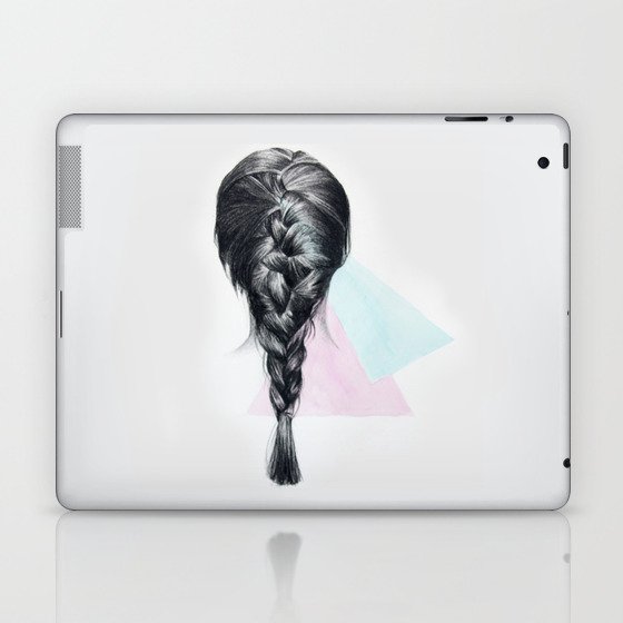 Hair Illustration  Laptop & iPad Skin