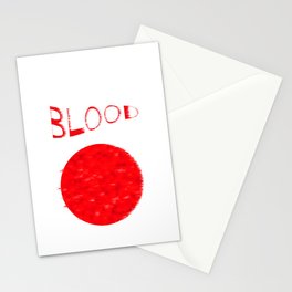 Blood Stationery Cards