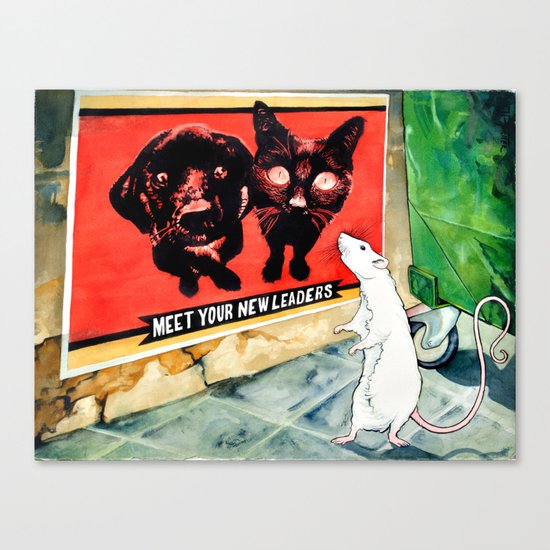MEET YOUR NEW LEADERS Canvas Print