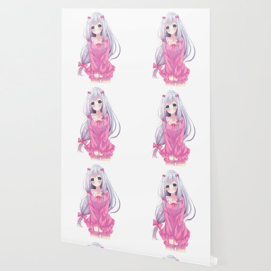 Cute Anime Girl Wallpaper By Ahmadsarah Society6