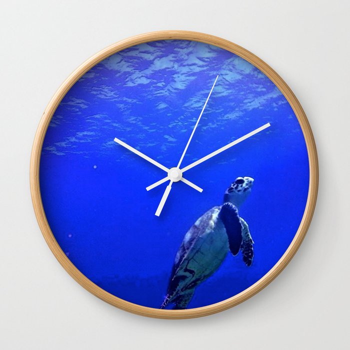 Deep Blue  Wall Clock