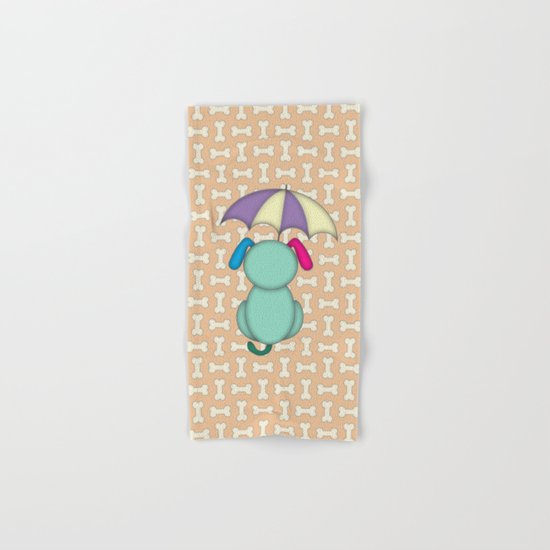 It's raining bones! Hand & Bath Towel