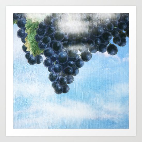Grapes' Heaven Art Print