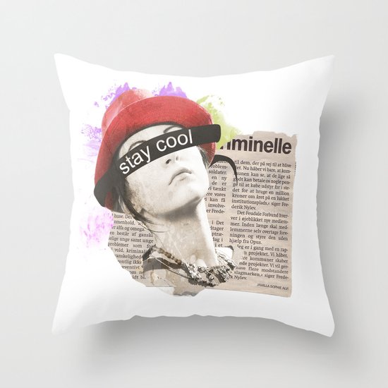 Stay Cool Throw Pillow