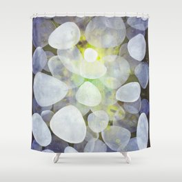 'No clear view 23' Shower Curtain
