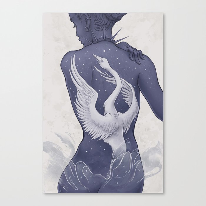 Wild Swan Canvas Print