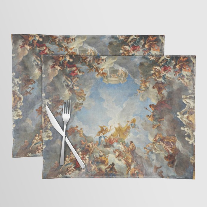 The Apotheosis of Hercules Versailles Palace Ceiling Mural Placemat