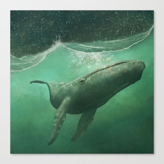 The Whale Canvas Print
