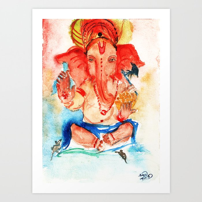 Lord Ganesha Art Print