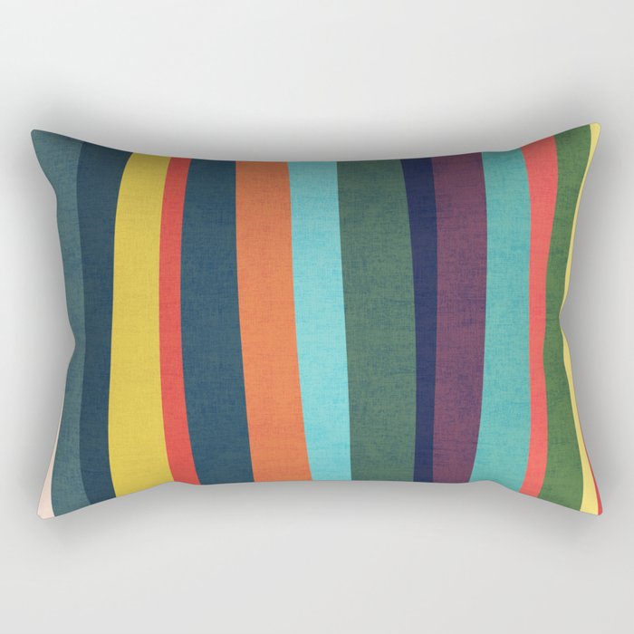 Mid-century zebra Rectangular Pillow