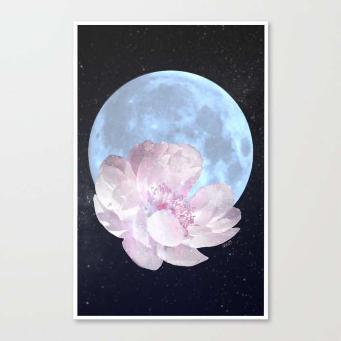 Talking to the Moon Canvas Print