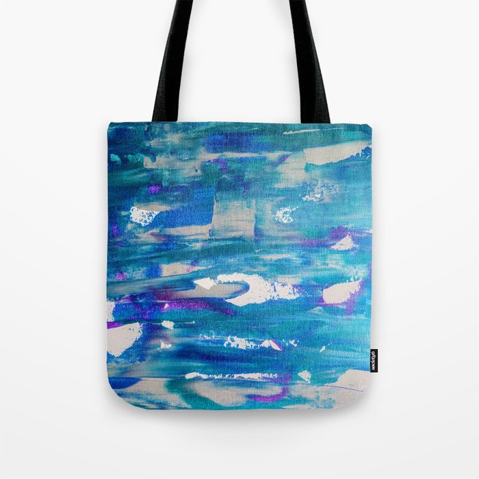 Abstract Blue Tote Bag