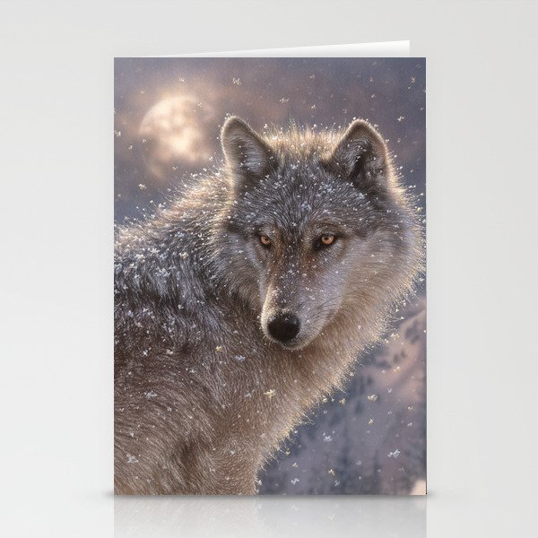 Lone Wolf Stationery Cards