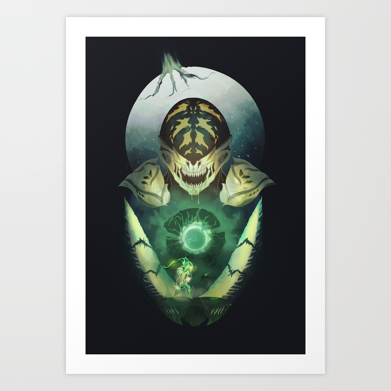 Destiny Hive Art Print By Azlaar Society6