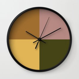 Color Block Abstract IX Wall Clock