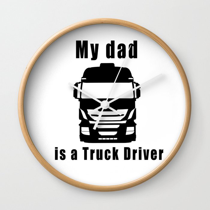 Truck Driver 2 Wall Clock