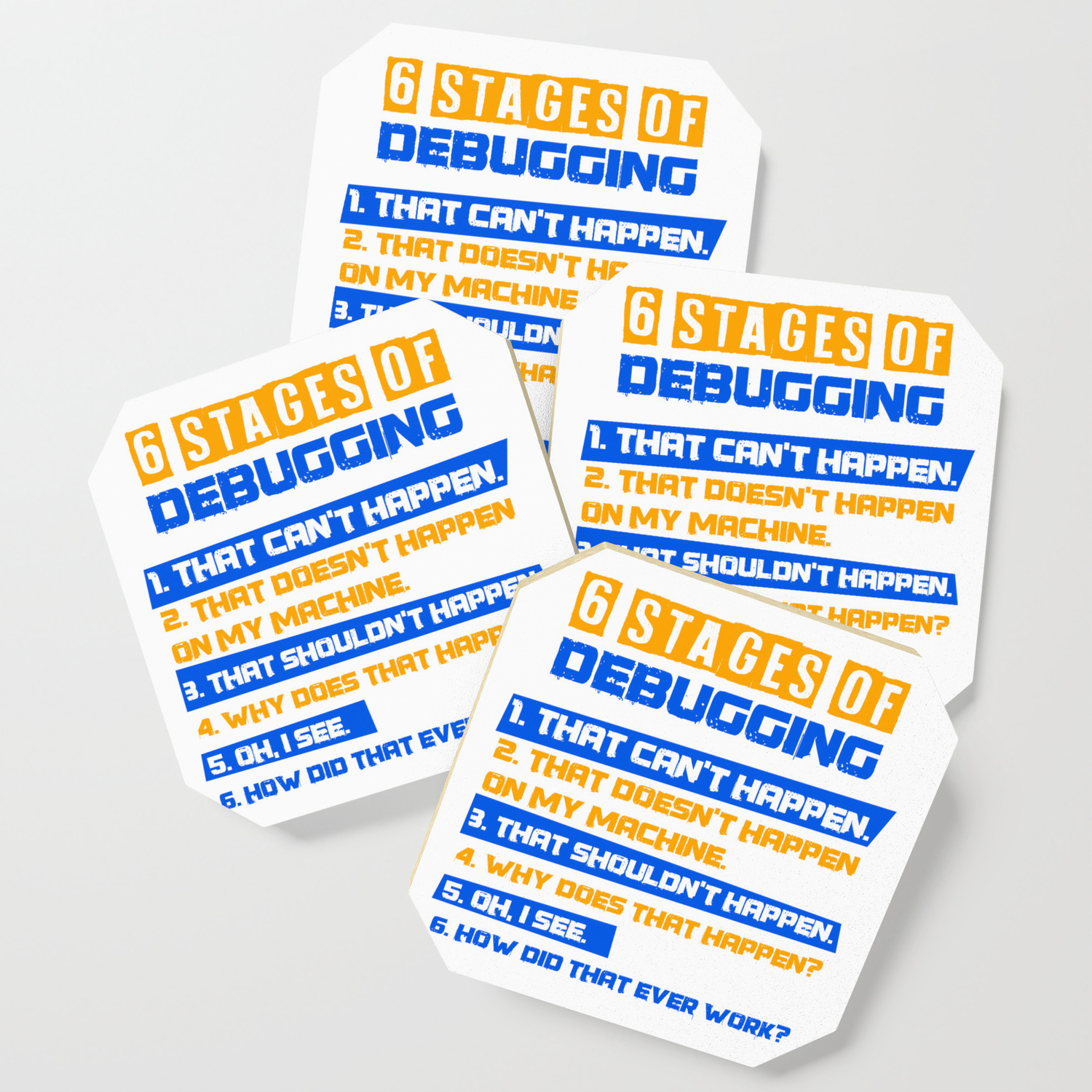 Admin Programmer Nerdy App Developer Gift Coaster By Mrniceguy83 Society6