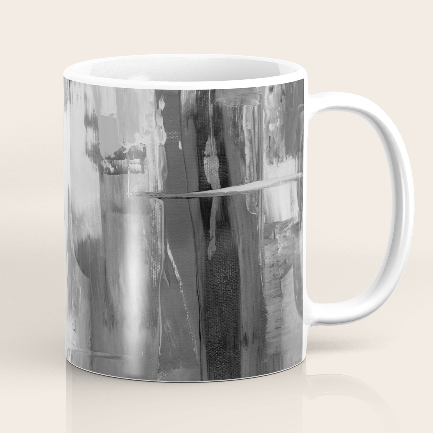 Paint Black And White Coffee Mug By Nocolordesigns Society6