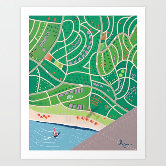 i can fly Art Print