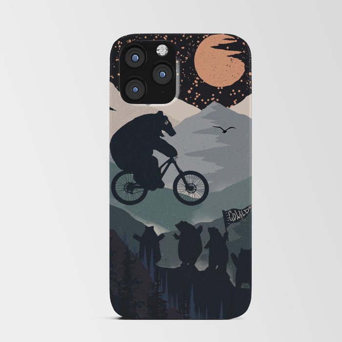 MTB Bear Biker iPhone Card Case