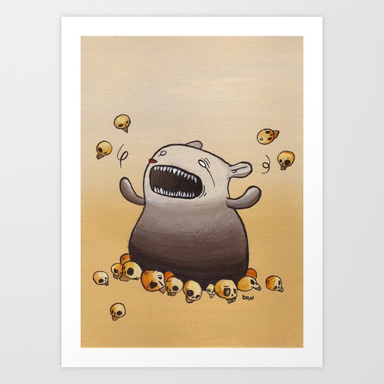 Mr. Friendly Art Print