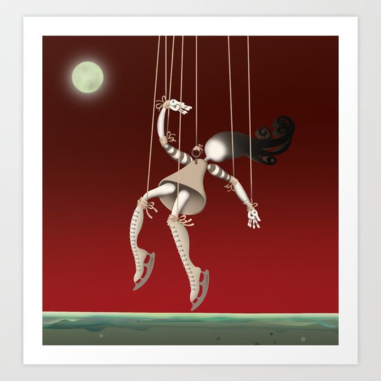 Falling Art Print