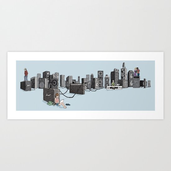 Editorial Illustration - The Deli Magazine NYC Art Print