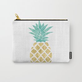 Gold Pineapple Carry-All Pouch