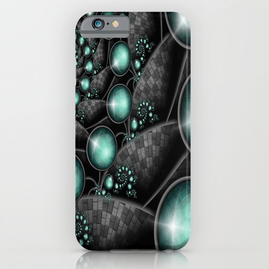 Turquoise Maze. iPhone & iPod Case